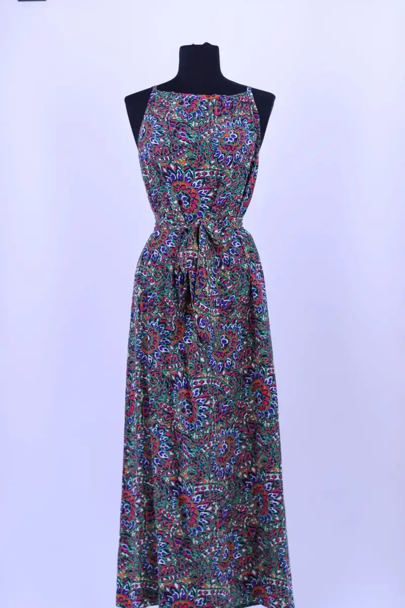Robe Vanessa Seward Vert en Soie
