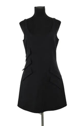Robe Versace Noir en Polyester, taille M - Seconde Main
