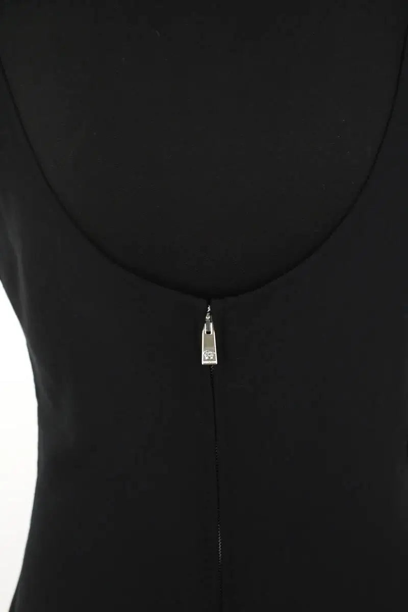 Robe Versace Noir en Polyester
