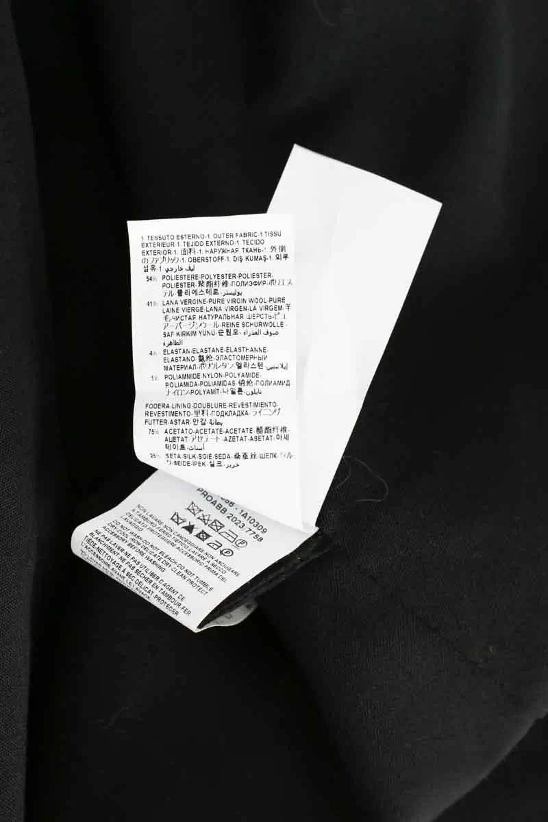 Robe Versace Noir en Polyester