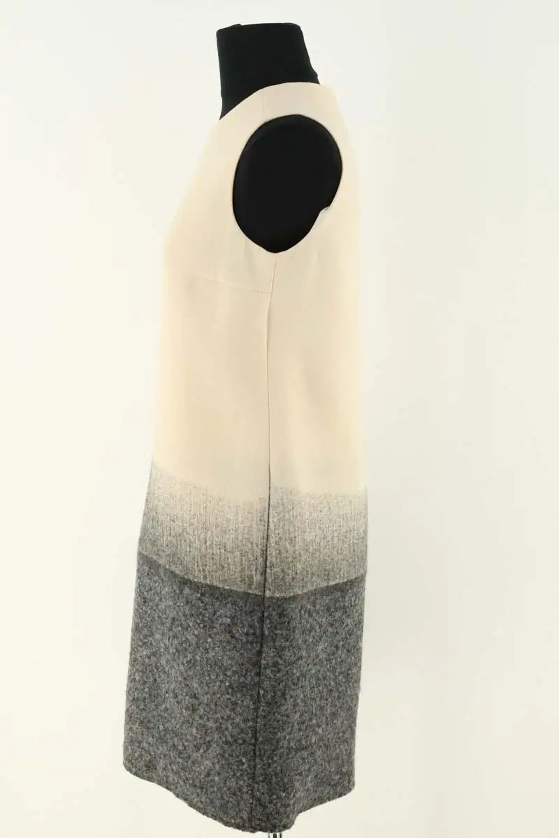 Robe Victoria Beckham Ecru en Laine