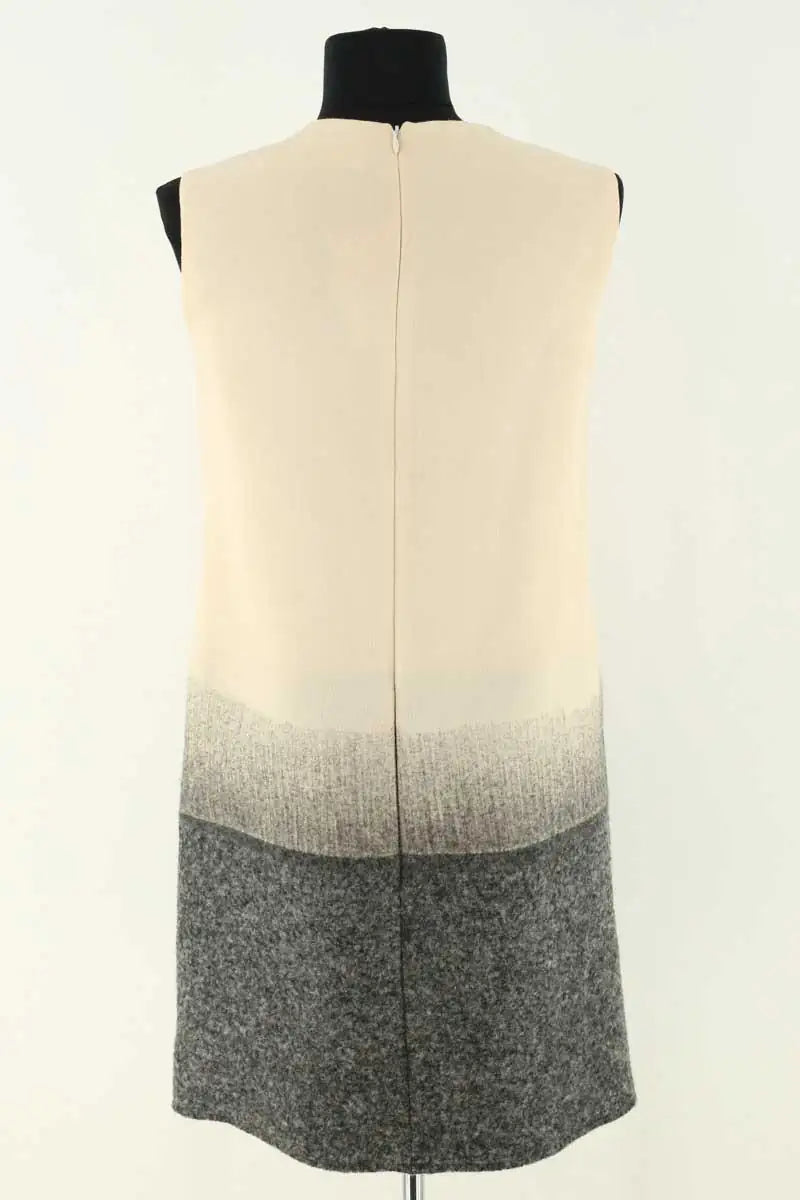 Robe Victoria Beckham Ecru en Laine