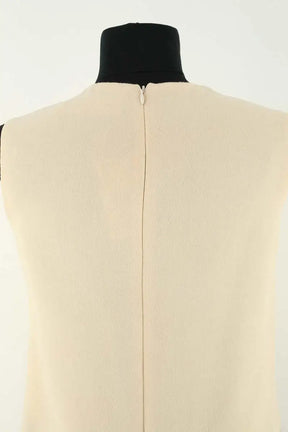 Robe Victoria Beckham Ecru en Laine