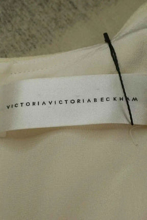 Robe Victoria Beckham Ecru en Laine