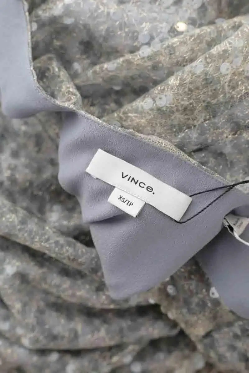 Robe Vince Gris en Polyester