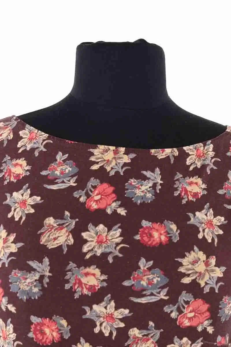 Robe Ysé Marron en Coton