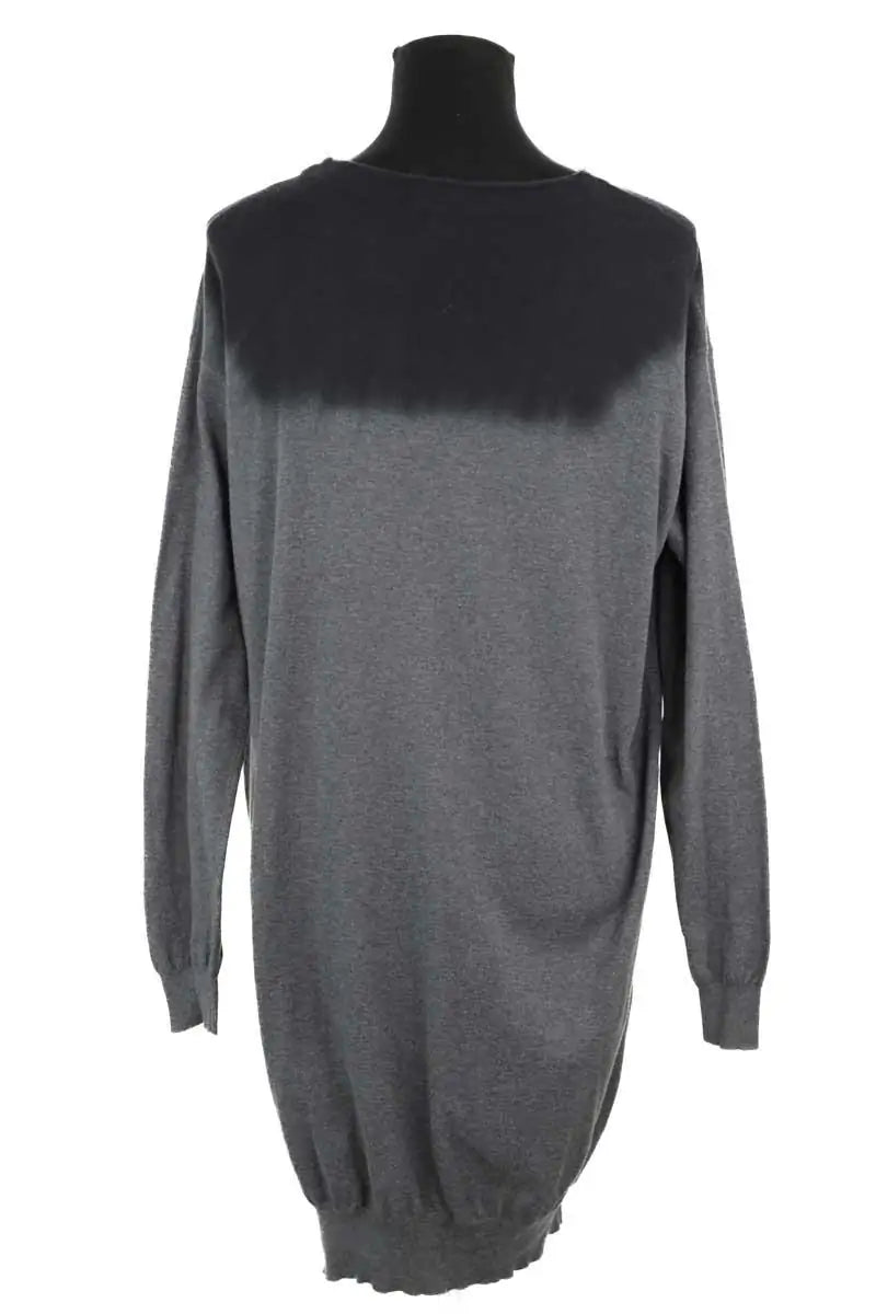 Robe Yves Saint Laurent Gris en Coton