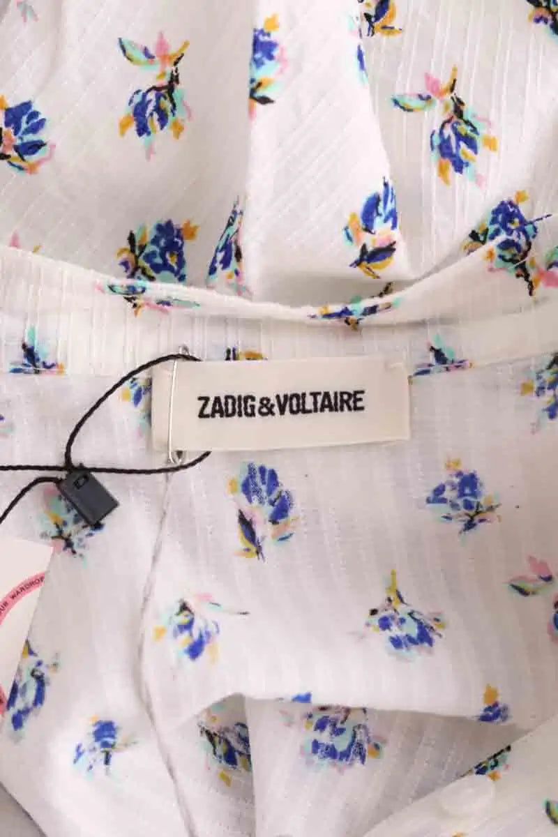 Robe Zadig & Voltaire Blanc en Coton