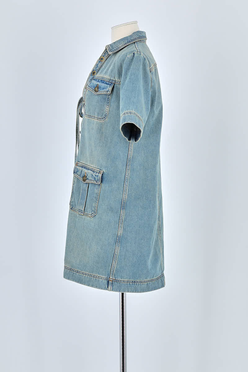 Robe Zadig & Voltaire Bleu en Coton