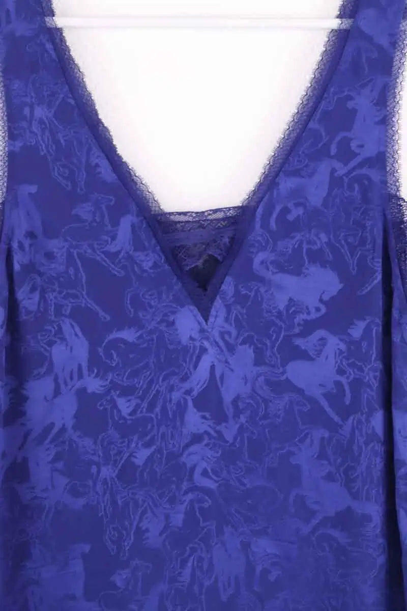 Robe Zadig & Voltaire Bleu en Soie