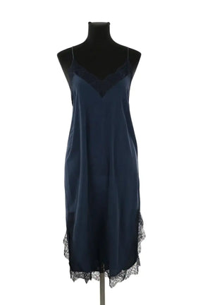 Robe Zadig & Voltaire Bleu en Soie, taille S - Seconde Main