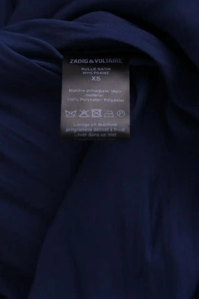 Robe Zadig & Voltaire Bleu en Synthétique