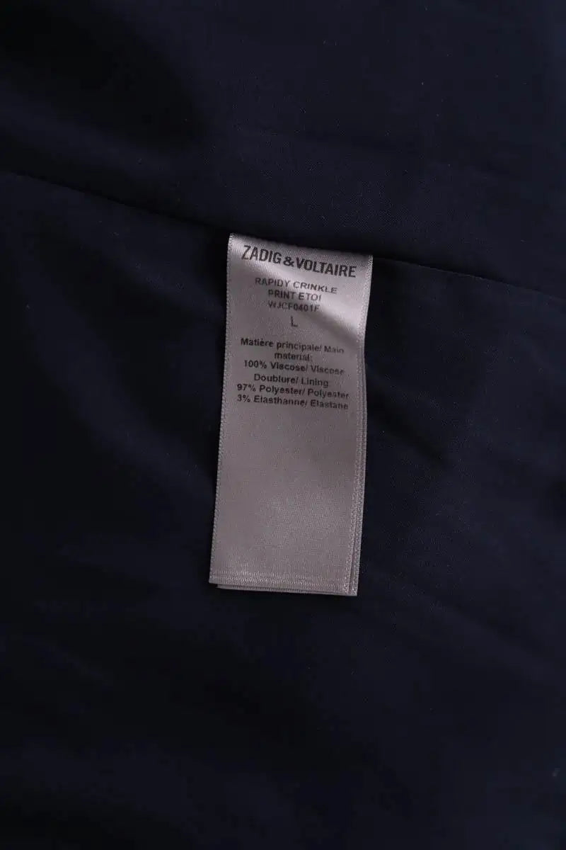 Robe Zadig & Voltaire Bleu en Viscose