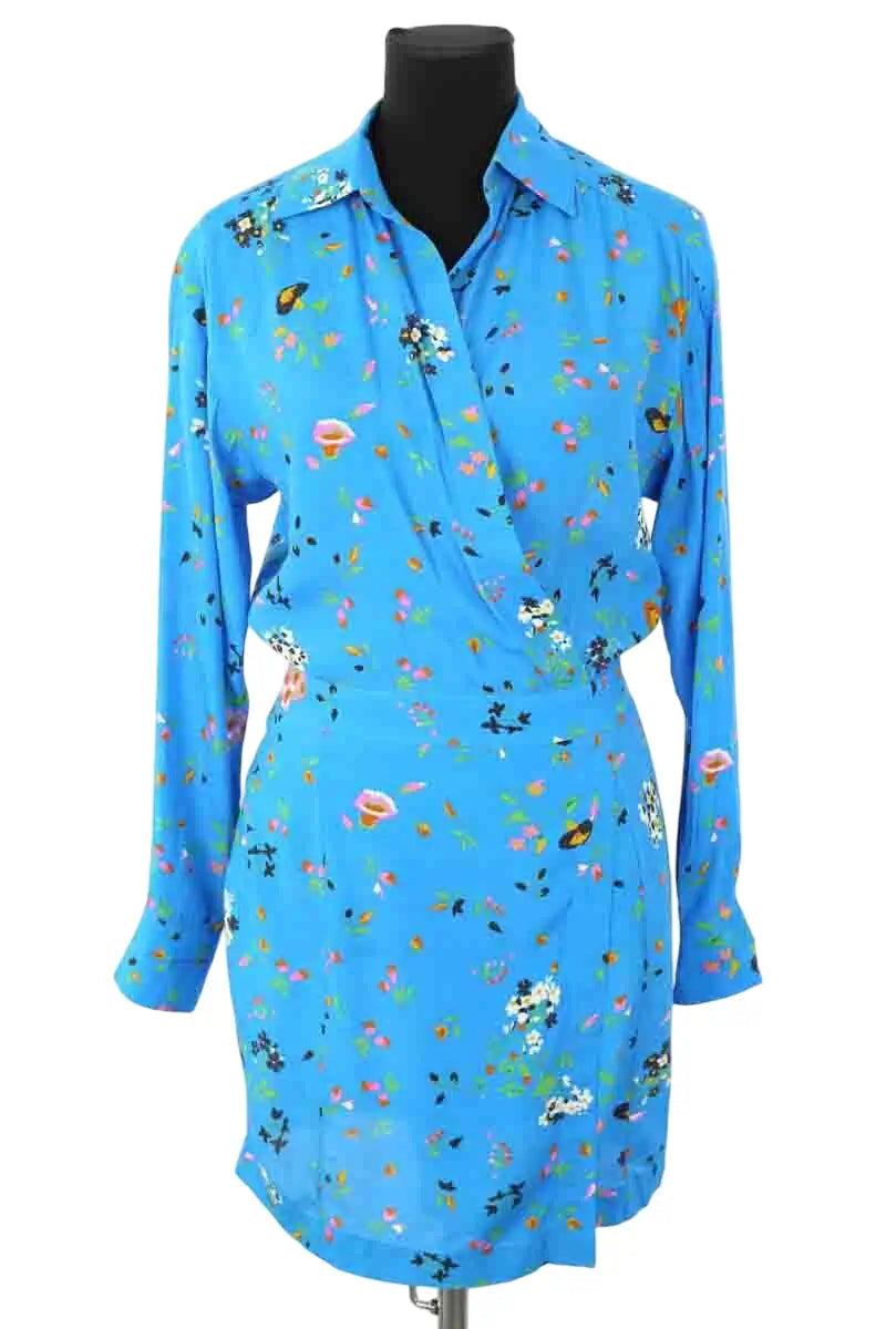 Robe Zadig & Voltaire Bleu en Viscose, taille XS - Seconde Main