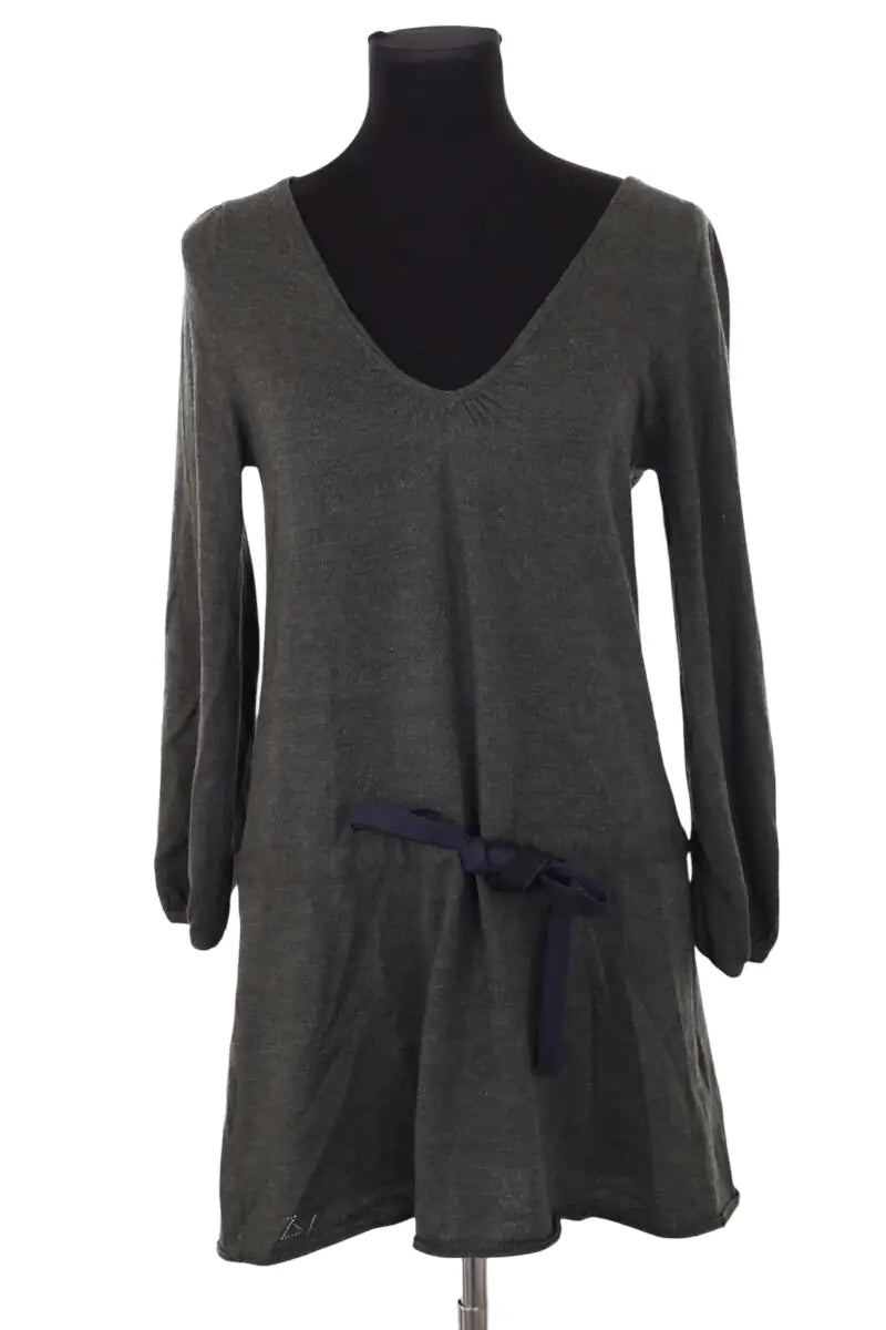 Robe Zadig & Voltaire Gris en Laine, taille M - Seconde Main