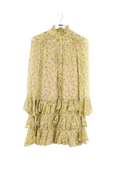 Robe Zadig & Voltaire Jaune en Synthétique, taille XS - Seconde Main