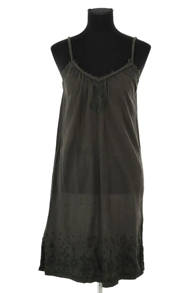 Robe Zadig & Voltaire Kaki en Coton, taille XS - Seconde Main