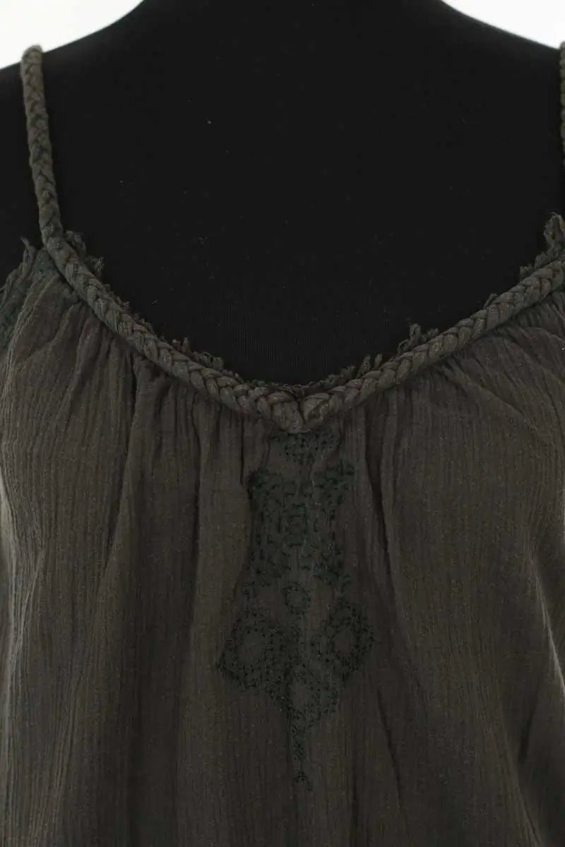 Robe Zadig & Voltaire Kaki en Coton