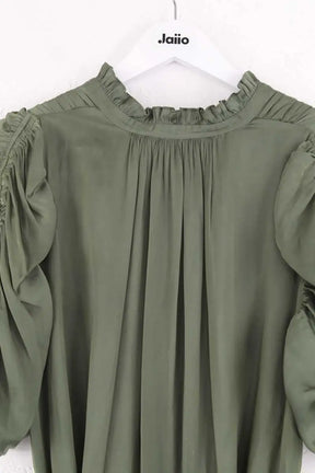 Robe Zadig & Voltaire Kaki en Soie