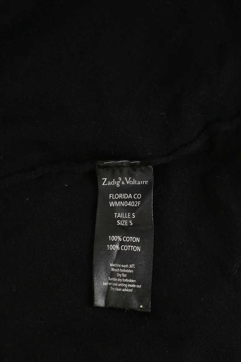 Robe Zadig & Voltaire Noir en Coton
