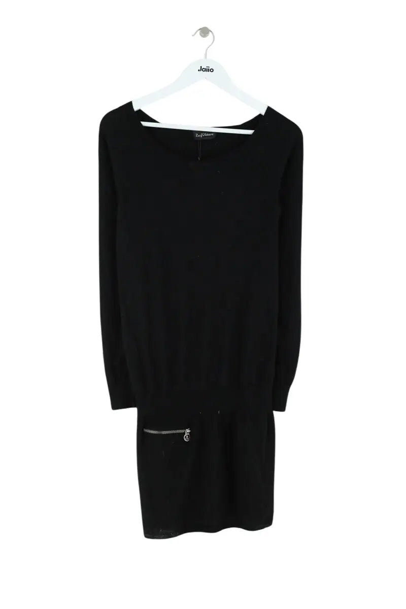 Robe Zadig & Voltaire Noir en Laine, taille M - Seconde Main
