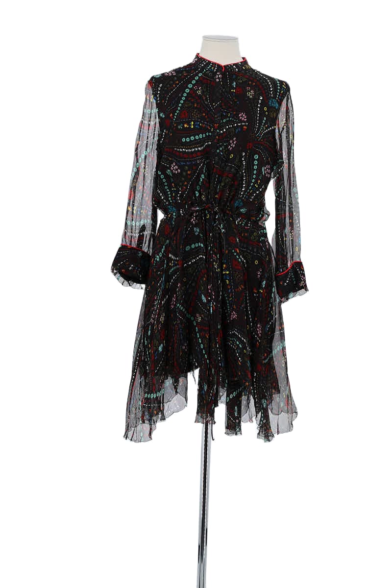 Robe Zadig & Voltaire Noir en Soie, taille M - Seconde Main
