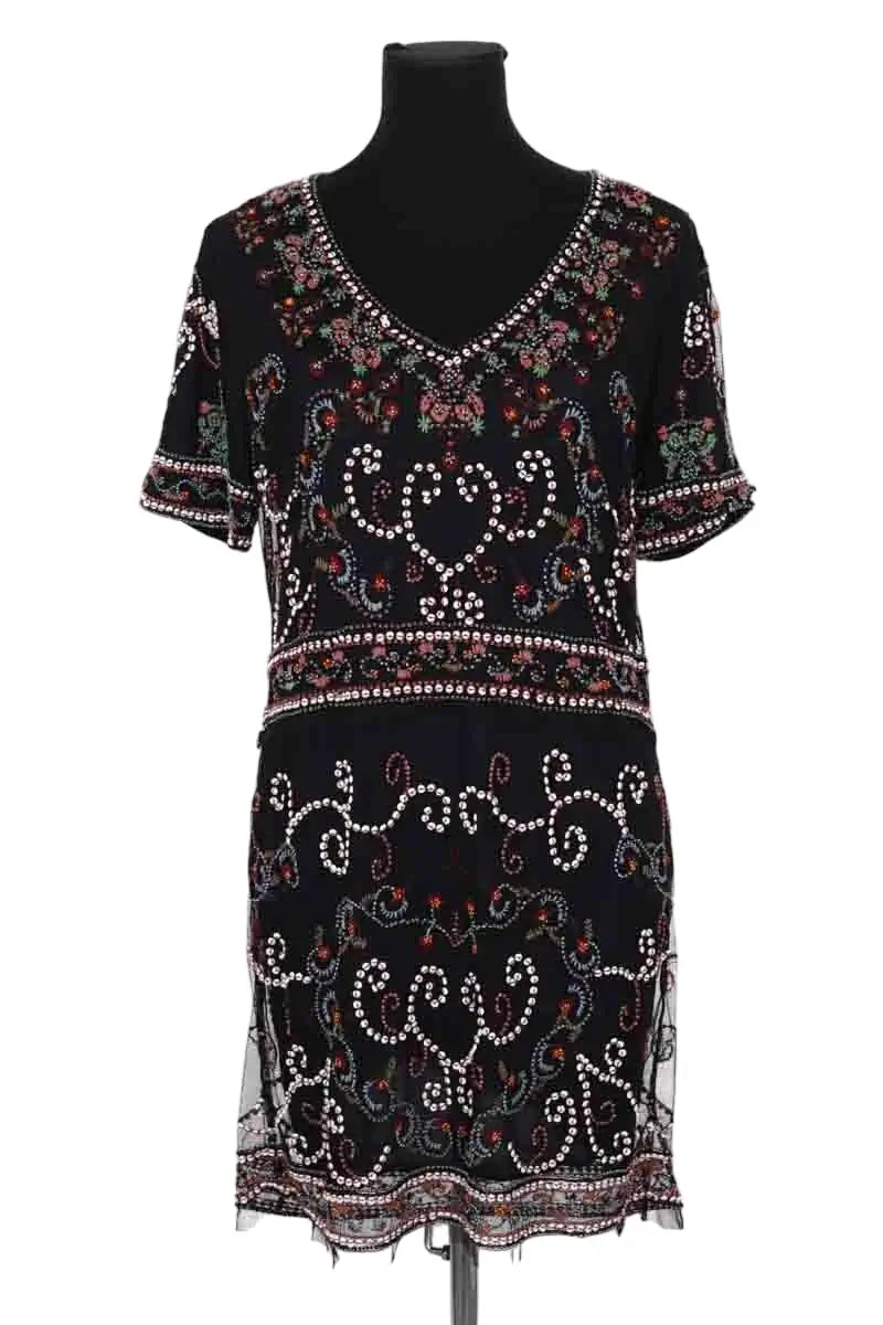 Robe Zadig & Voltaire Noir en Synthétique, taille S - Seconde Main