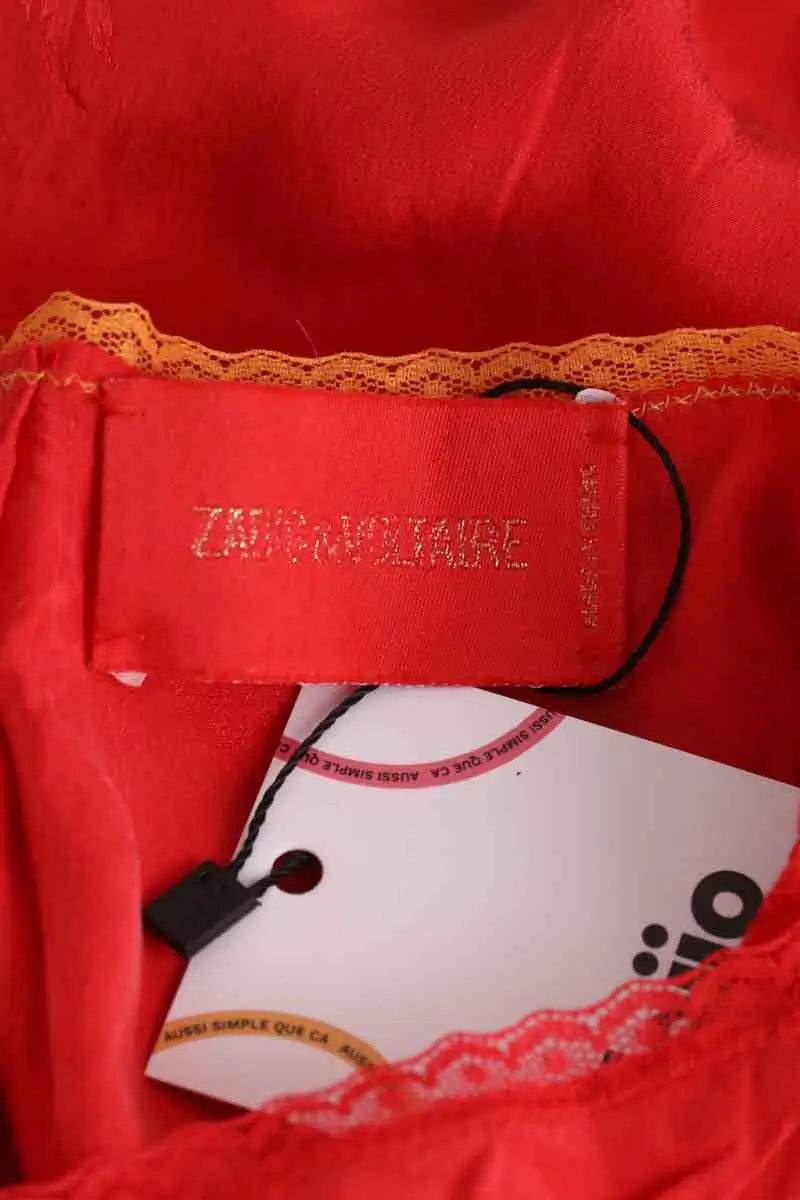 Robe Zadig & Voltaire Reina Rouge en Soie