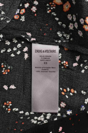 Robe Zadig & Voltaire Rojo spark Noir en Viscose