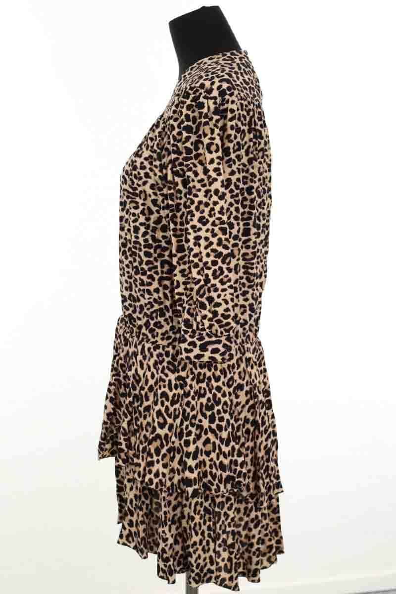 Robe Zadig & Voltaire Rooka print leo Beige en Viscose