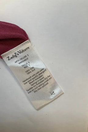 Robe Zadig & Voltaire Rose en Soie