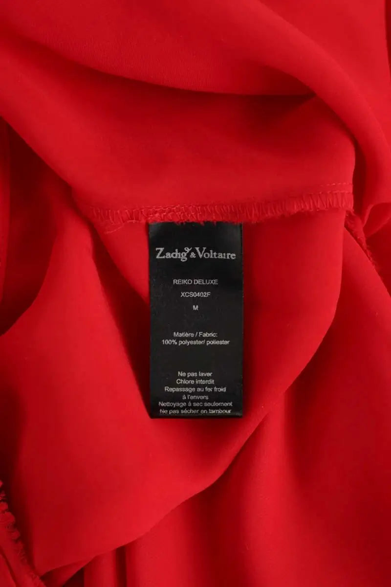 Robe Zadig & Voltaire Rouge en Polyester