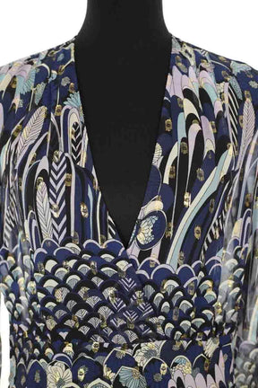 Robe Zadig & Voltaire Roumy Bleu en Soie