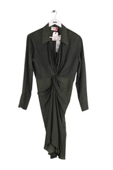 Robe Zadig & Voltaire Rozo satin Kaki en Synthétique, taille XS - Seconde Main