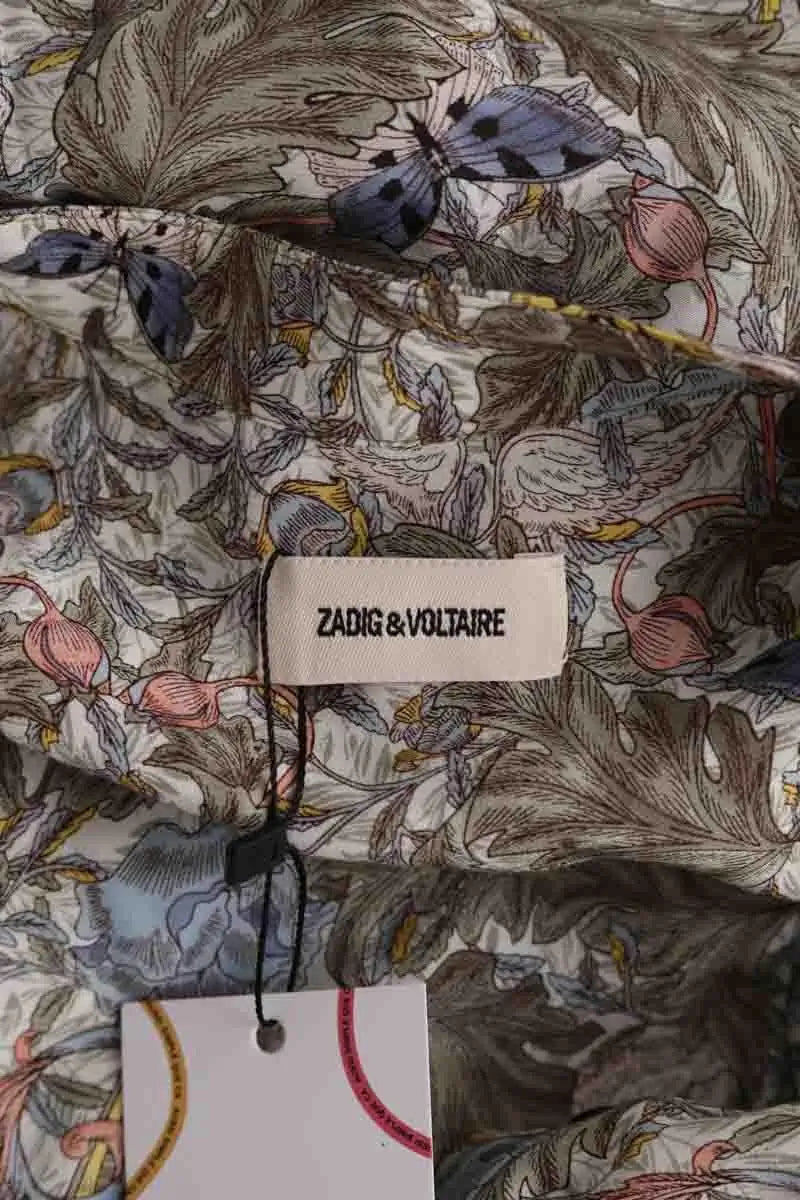 Robe Zadig & Voltaire Vert en Soie