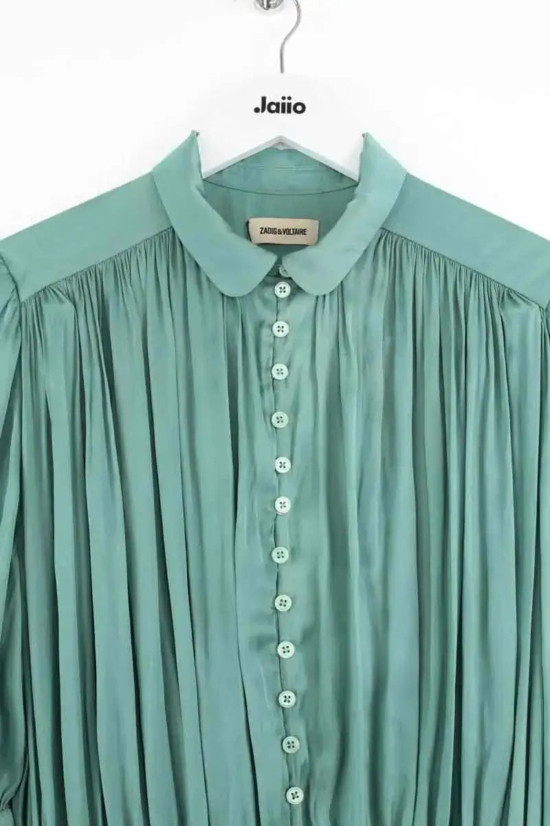 Robe Zadig & Voltaire Vert en Soie