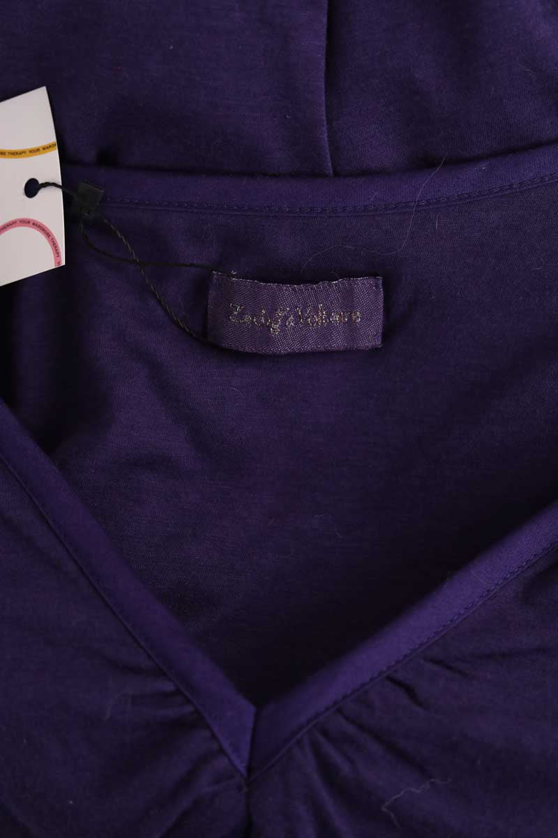 Robe Zadig & Voltaire Violet en Coton