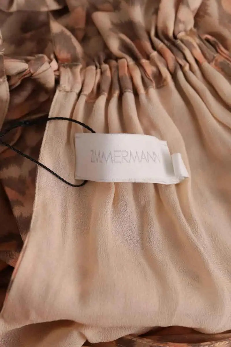 Robe Zimmermann Beige en Soie