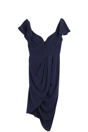 Robe Zimmermann Marine en Soie, taille S - Seconde Main