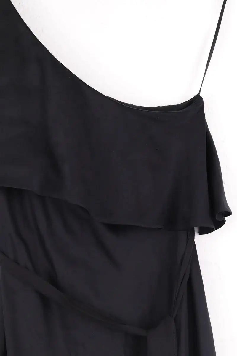 Robe Zimmermann Noir en Soie