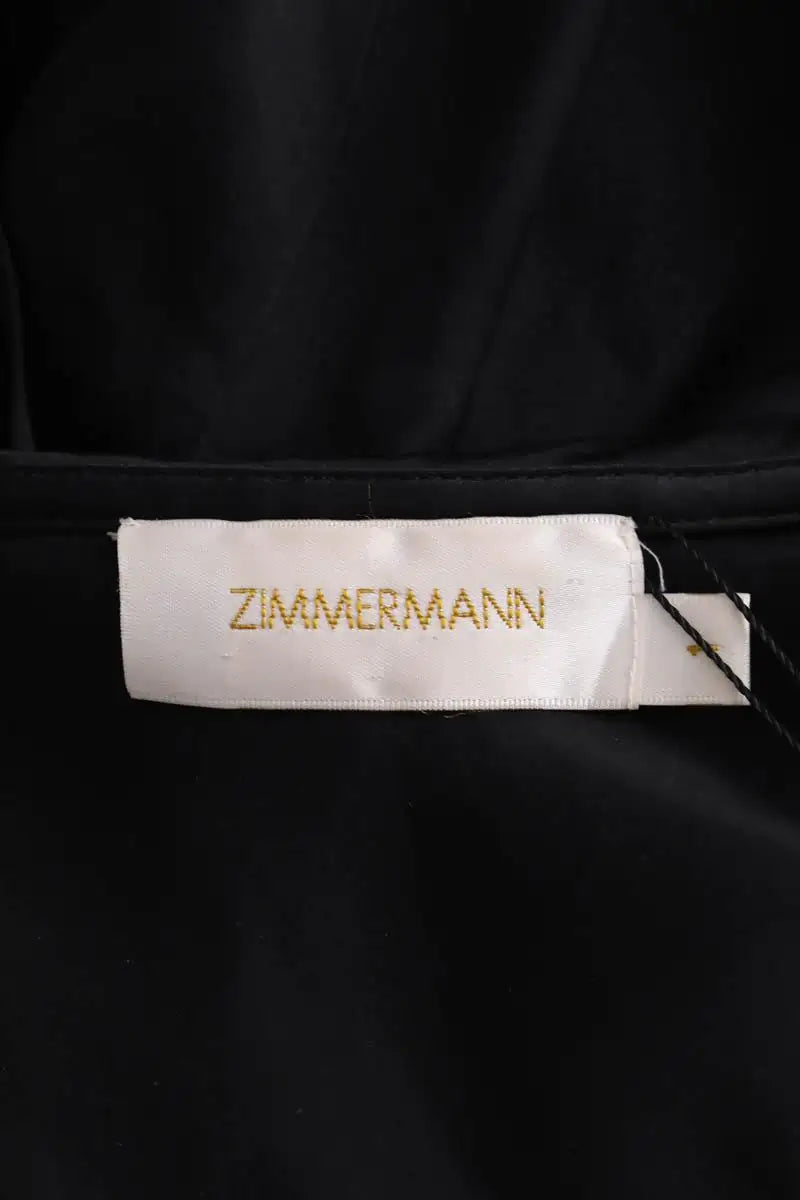 Robe Zimmermann Noir en Soie