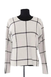 Pull Maje Blanc en Synthétique, taille S - Seconde Main