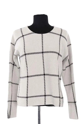 Pull Maje Blanc en Synthétique, taille S - Seconde Main