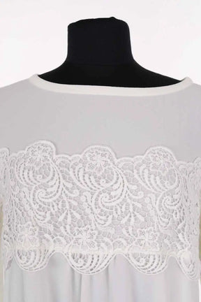 Blouse Marella Ecru en Synthétique