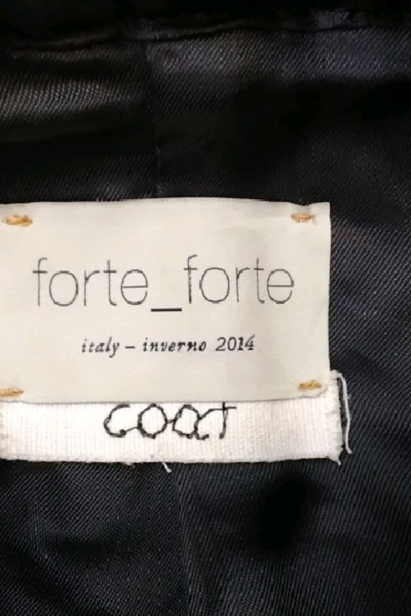 Manteau Forte_Forte  Noir