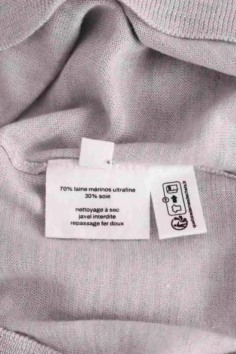 Polo Molli Gris en Laine
