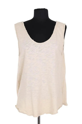 Top sans manche American Vintage Beige en Coton, taille L - Seconde Main