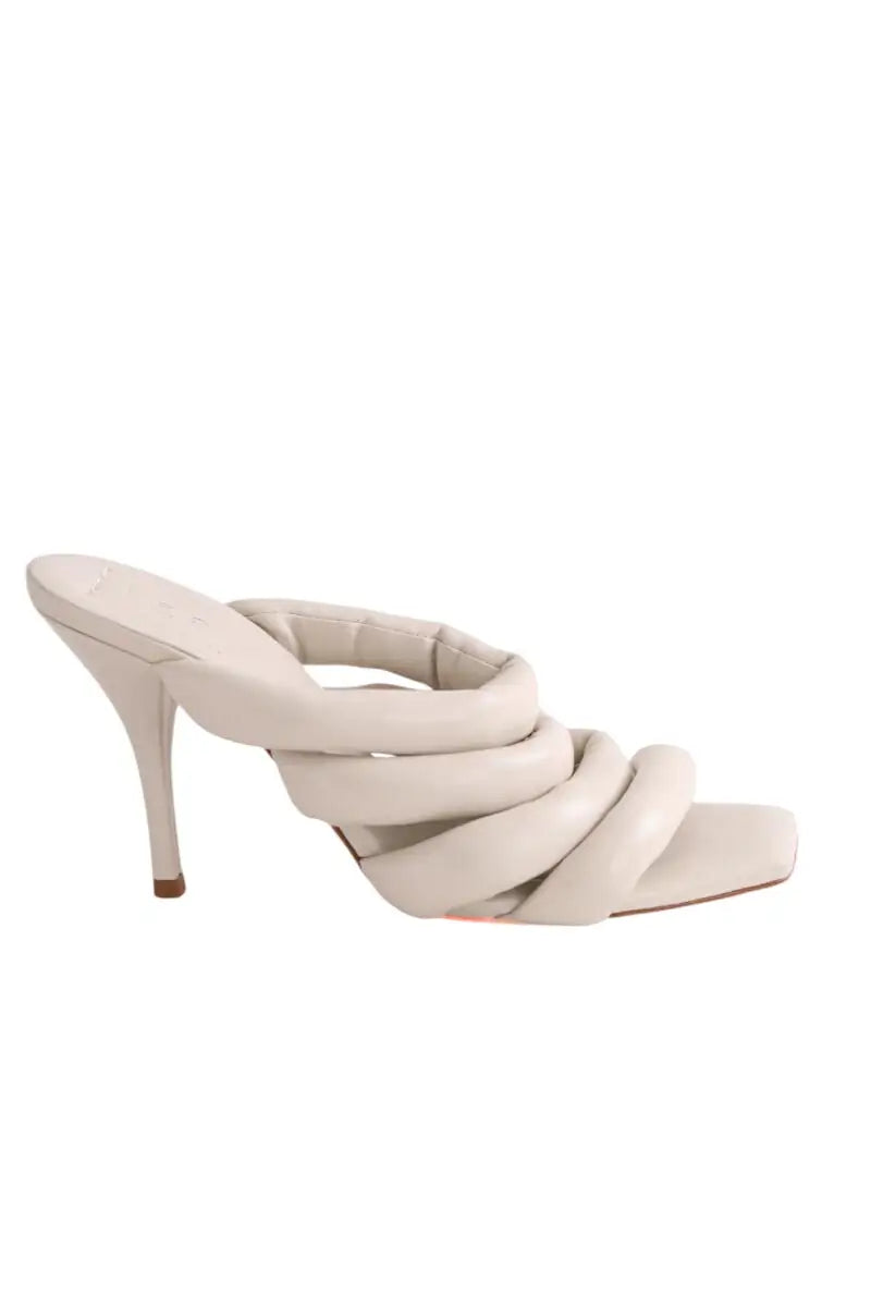 Talons Iro Ecru en Cuir, taille 40 - Seconde Main