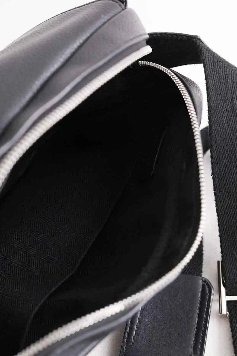 Sacoche Loewe Messager militaire XS Noir en Cuir