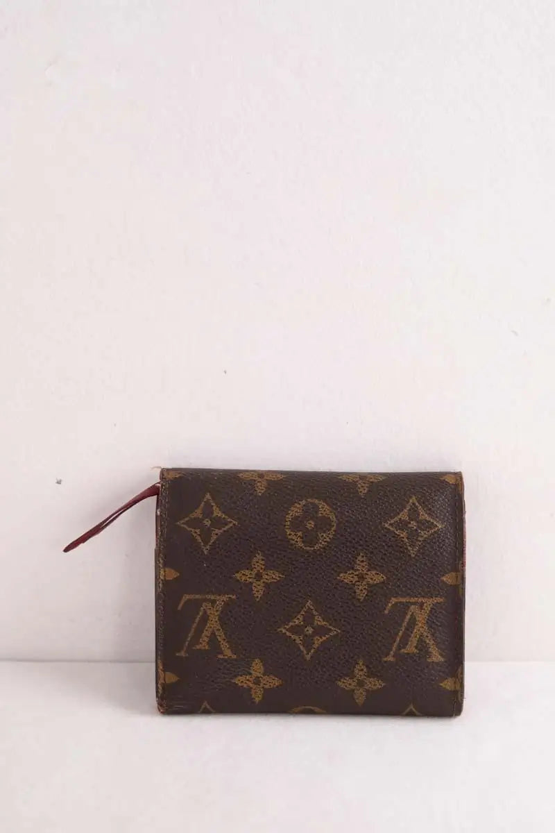 Portefeuille Louis Vuitton Marron en Cuir